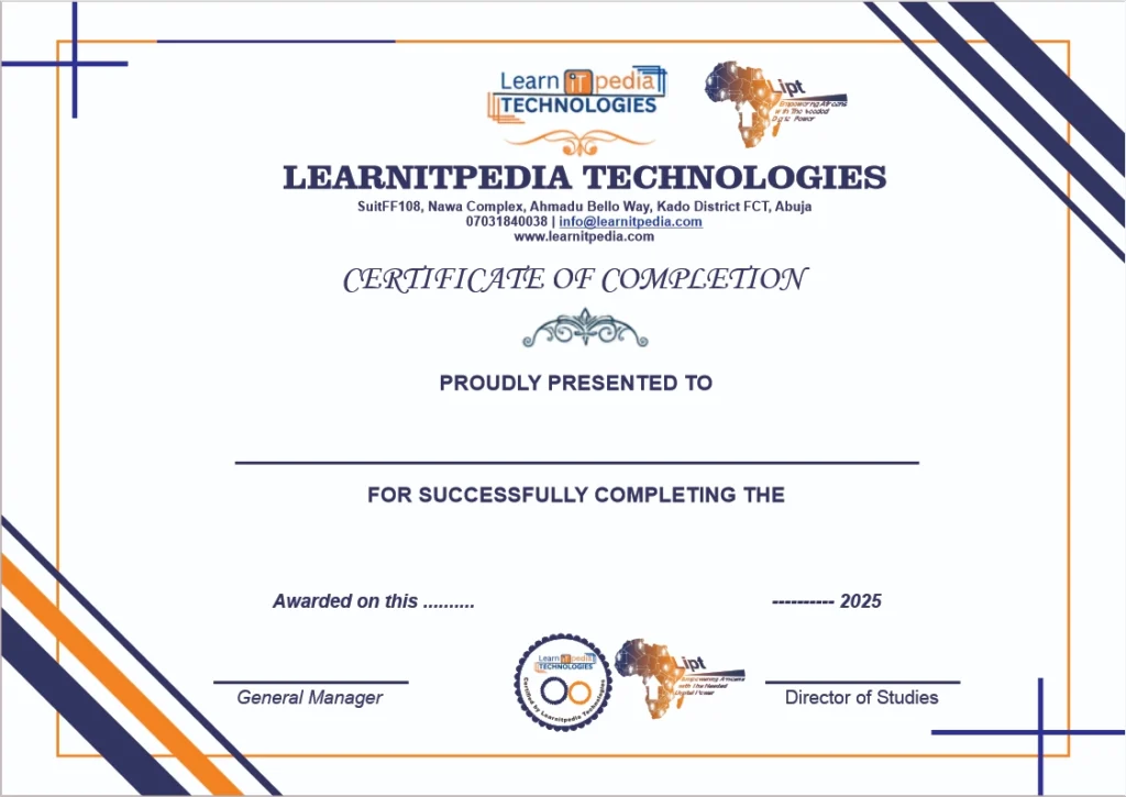 Learmitpedia Technologies Real Certificate scholarship